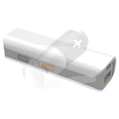 Replacement Power Bank for LG BL-44JR 5 Volt Li-ion USB External Battery w/ Micro-SD Card Reader (2600mAh/9.6 Wh)