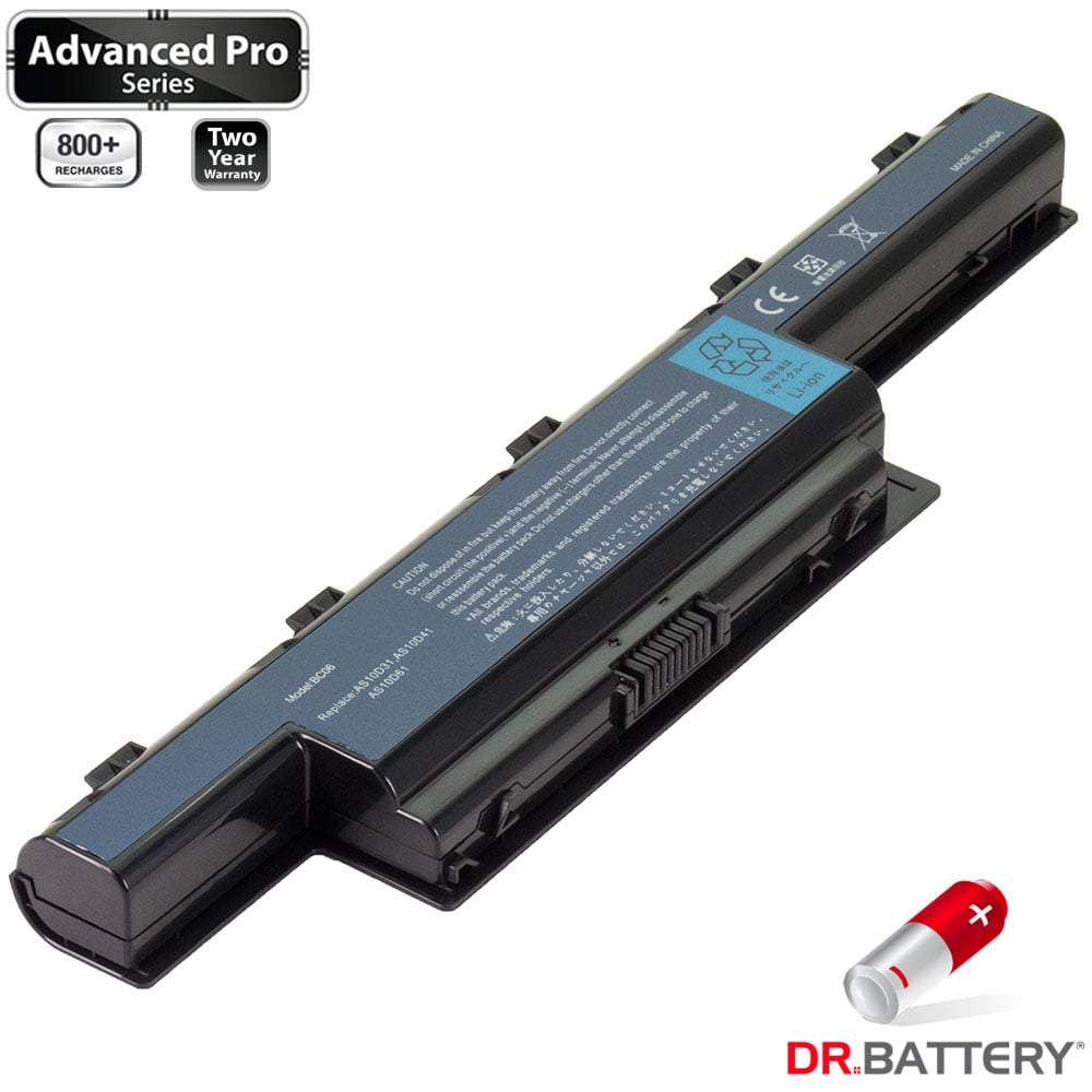 Dr. Battery Advanced Pro Series Laptop Battery (5200mAh / 56Wh) for Gateway NV50A03C