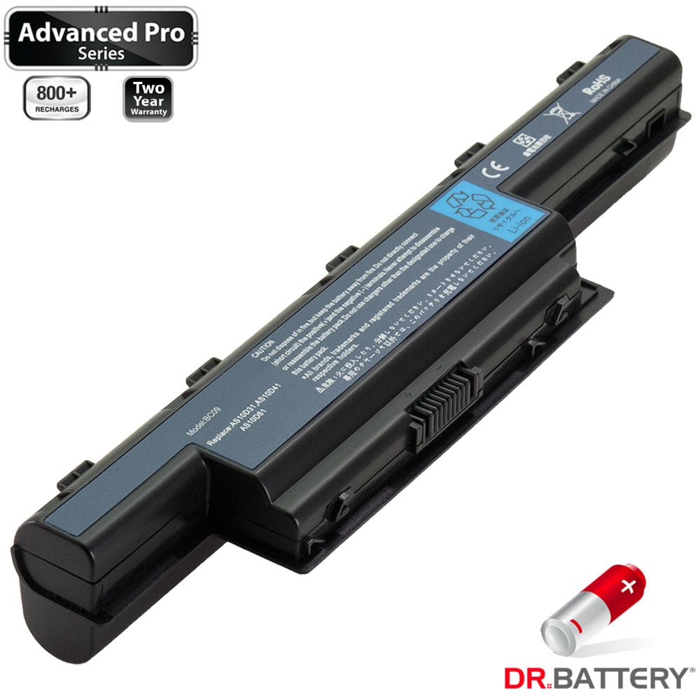 Dr. Battery Advanced Pro Series Laptop Battery (7800mAh / 84Wh) for Gateway NV49C13C