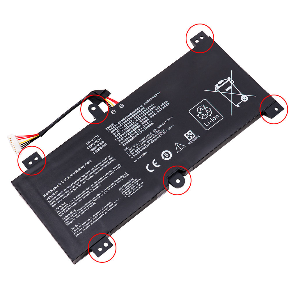 Replacement Notebook Battery for Asus G731GW 15.4 Volt Li-Polymer Laptop Battery (3400mAh / 52Wh)