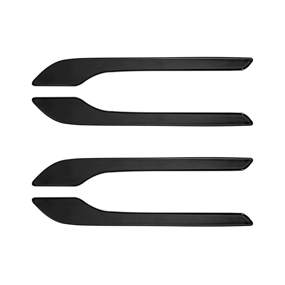 Compatible with Tesla Dual Motor / TESLA / TESLA logo Sticker 3D Car Rear Trunk Emblem Sticker for Tesla Accessories - Gloss Black Carbon