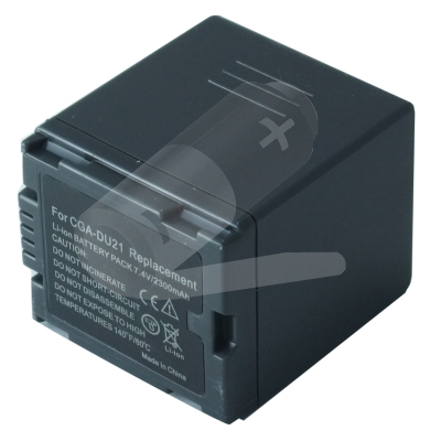 Replacement Camcorder Battery for Panasonic CGA-DU14E/1B CGA-DU21 7.4 Volt Li-ion Camcorder Battery (2200 mAh)