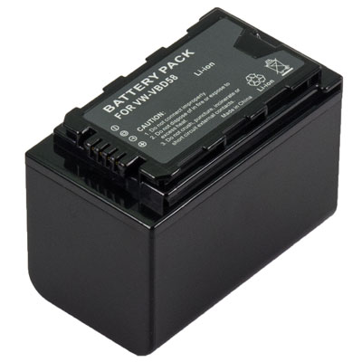 Replacement Camcorder Battery for Panasonic AJ-PX298 VW-VBD58 7.4 Volt Li-ion Camcorder Battery (5200 mAh)