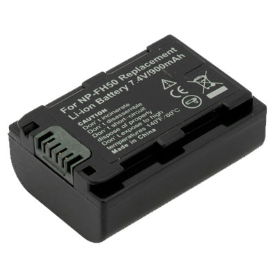 Replacement Camcorder Battery for Sony DSLR-A380 NP-FH50 7.4 Volt Li-ion Camcorder Battery (900mAh)